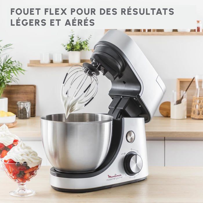 Robot Pâtissier Moulinex Masterchef Compact 2 Cuves – Occasion Bon État