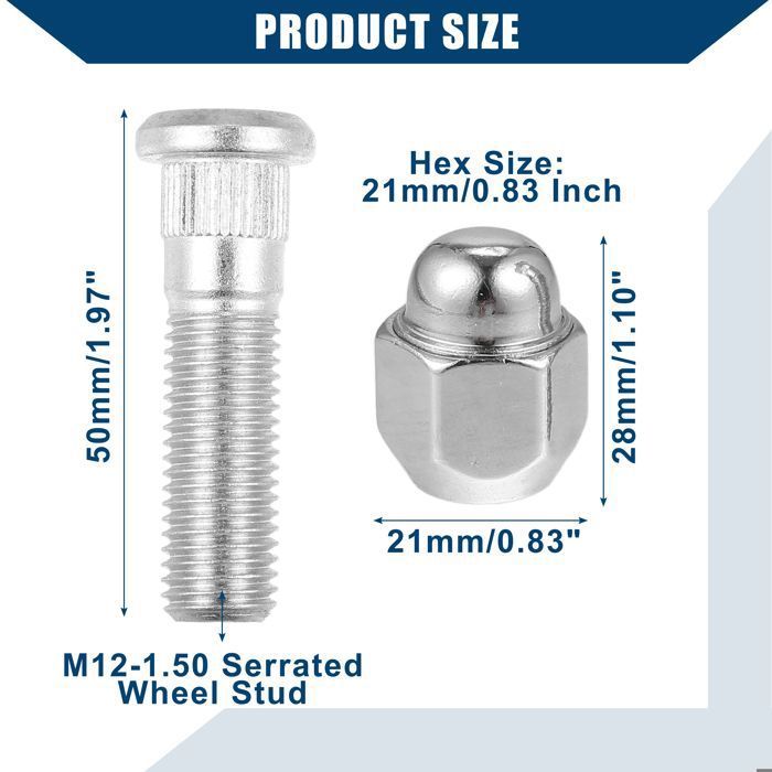 MUNEFE Aide Au Montage De Roue, Guide De Goujon De Roue Boulonné, Guide