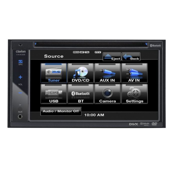 Clarion VX402E Station multimédia DVD 2 DIN
