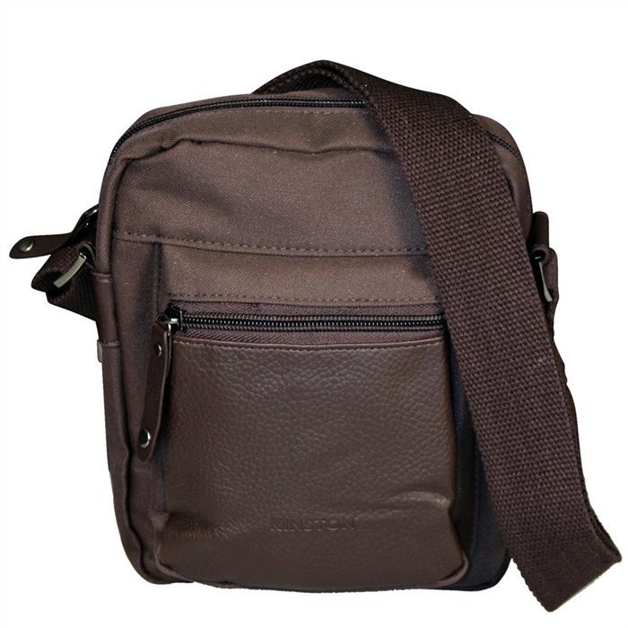 KINSTON Sacoche Marron Homme