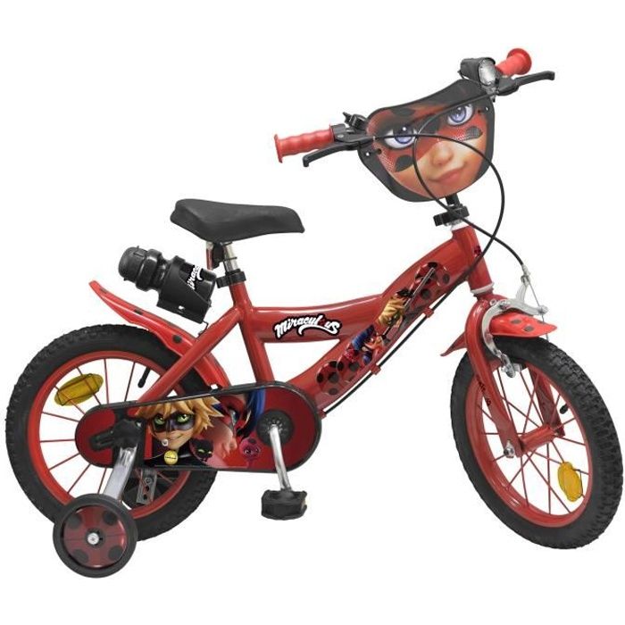 Pik&Roll - Vélo pour enfant -Miraculous- - 14- - -Rouge-