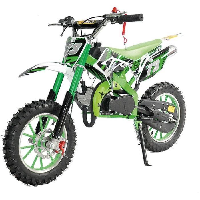 PRORIDER USA - Mini moto dirt - 50 cc - 2 temps - Enfant - Vert