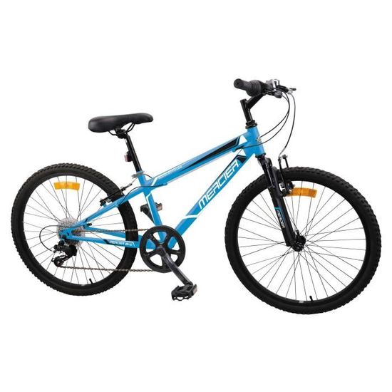 VTT 26'' MERCIER - Cadre mixte - 6 vitesses - Fourche télescopique - Bleu