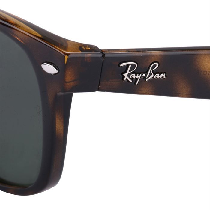 Lunettes de soleil Femme Ray-Ban Carrée couleur Marron - Vipoptic