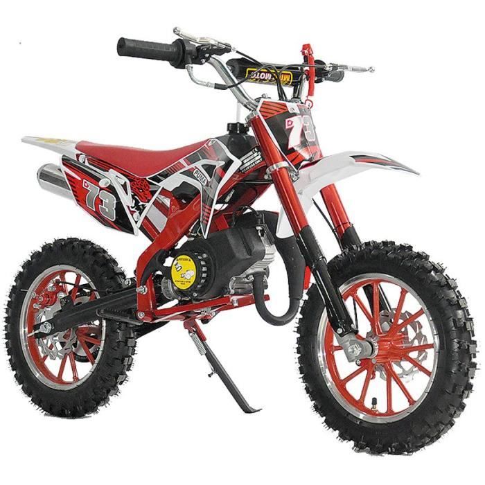 PRORIDER USA Mini moto dirt 50 cc 2 temps Enfant Rouge