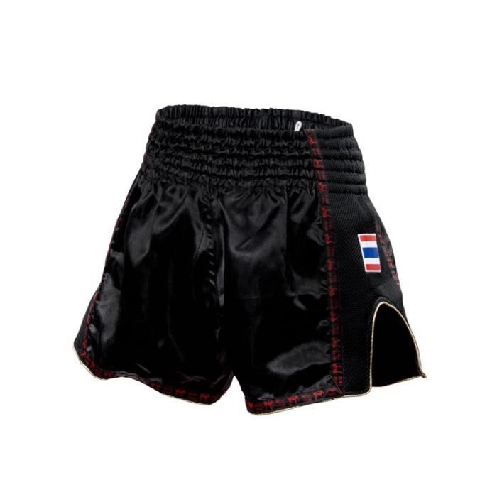 LEONE Short Kick Thaï Bangkok - Homme - Noir - Cdiscount Sport