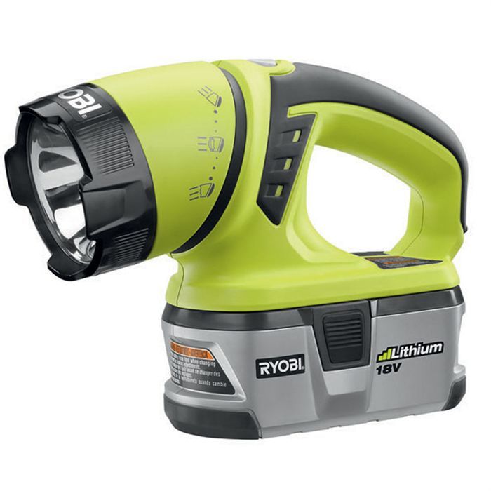 RYOBI LFP1802S - Lampe torche 18V ONE+ - Cdiscount Bricolage