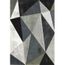 Belis Tapis De Salon 120x170 Cm Gris Noir Et Blanc