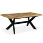Table A Manger 6 A 8 Personnes 180 Cm Style Industriel Table