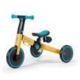 Tricycle 3 en 1 Kinderkraft 4TRIKE - Jaune - Pliable - Pour enfant de 1 à 5 ans-0