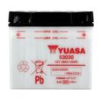 YUASA - Batterie Moto 12V Avec Entretien Sans Pack Acide 53030-0