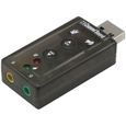 MCL Convertisseur USB 2.0 vers Audio effet 7.1 -  Casque et micro-0