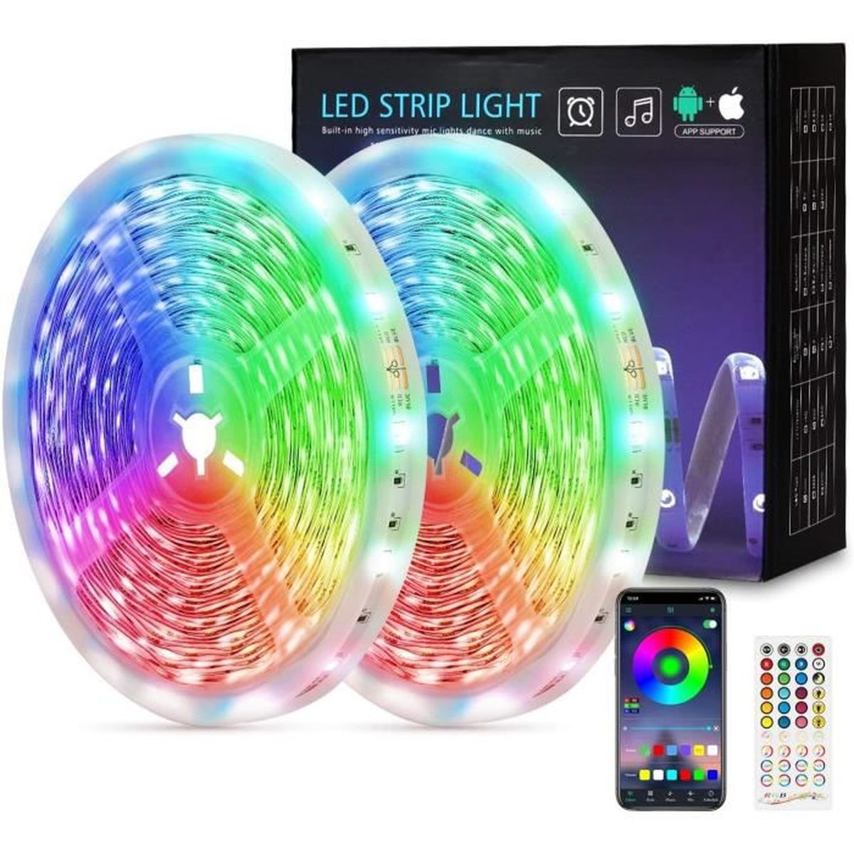Ruban LED Etanche 5M 5050 RGB Multicolore SMD 300 LED