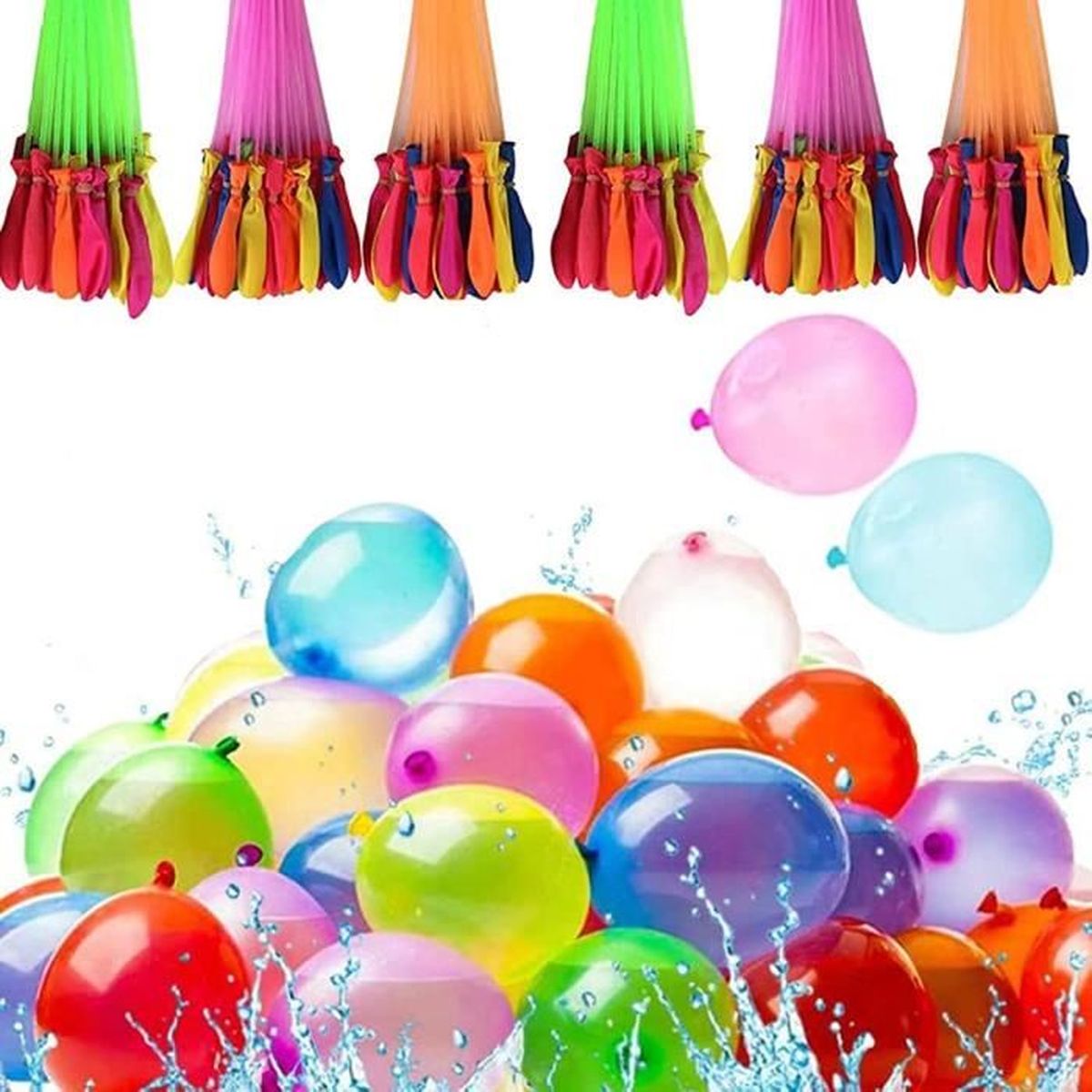 Bombe a Eau Ballon, Bombes à Eau en Grappe Biodegradable, Auto