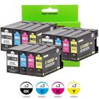 Cartouches d'encre Canon PGI-1500 XL - Pack de 12 - Noir, Cyan, Magenta, Jaune