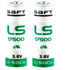 2 PILES Saft LS17500 au lithium 3.6V, 3600mAh