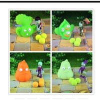 Lot 8 figurines  souples Plantes vs zombie 2 , D + tapis de jeux