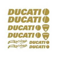 Stickers Ducati racing Ref: MOTO-018 Or