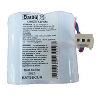 Batterie compatible Batsecur pour alarme Daitem, Hager, batli06/Bat06 7,2v 6Ah