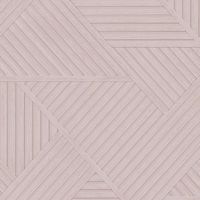 Papier Peint Géométrique Bois Rose - Effet Ombrage 3D - Holden 13203