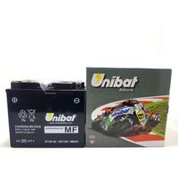 UNIBAT Batterie Moto Complet 11 Ah 12V 180C Dimensions 151x70x130 MM