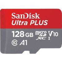 GENERIQUE 0619659175030 - COMMUTATEUR KVM - Carte Mémoire SanDisk Ultra Plus MicroSDXC UHS-I 128 Go avec Adaptateur microSD,