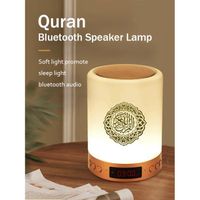 Coran Bluetooth Haut-Parleur Veilleuse Coranique Veilleuse Lumière Horloge Priere Azan Islam Musulman Femme Enceinte Bébé