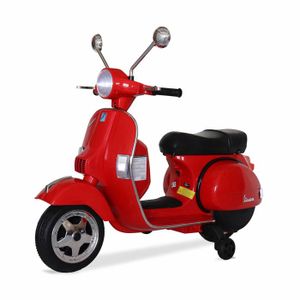 MOTO - SCOOTER Vespa rouge PX150. scooter électrique pour enfants
