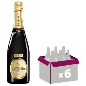 CHAMPAGNE Jacquart Signature 5 ans - Champagne - 6 x 75 cl