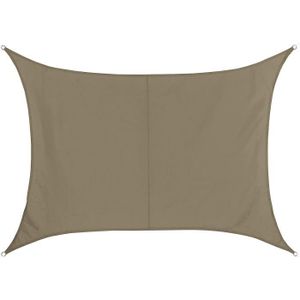 VOILE D'OMBRAGE Voile Ombrage Rectangulaire 3M X 5M Cappuccino 100