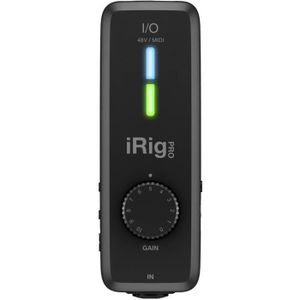 IK Multimedia iRig Mic Cast HD Micro-cravate Micro pour téléphone portable  Type de transmission (détails):filaire avec câble