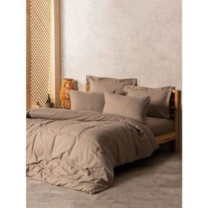 Dreams & Drapes Colville Check Parure Pour Couette, Cotton, Prune
