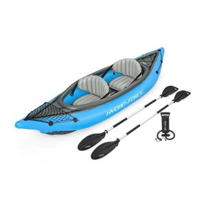 KAYAK Kayak gonflable - BESTWAY - Cove Champion X2 Hydro-Force - 331x88cm - 2 places - 180kg max - 2 pagaies, 2 ailerons amovibles +