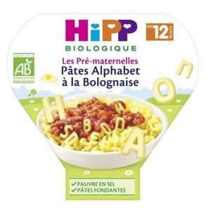 PLATS CUISINÉS Plat complet biologique pour enfant - HIPP - Pâtes
