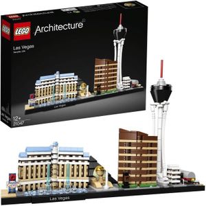 ASSEMBLAGE CONSTRUCTION LEGO Architecture - Las Vegas - 21047 - Jeu de con