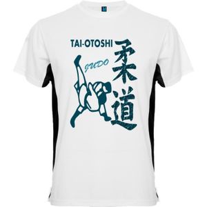 T-SHIRT MAILLOT DE SPORT T-shirt bicolor Sport Judo 