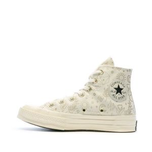 BASKET Baskets Blanc/Doré Femme Converse Chuck 70