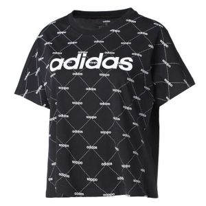 t shirt adidas blanc et noir femme