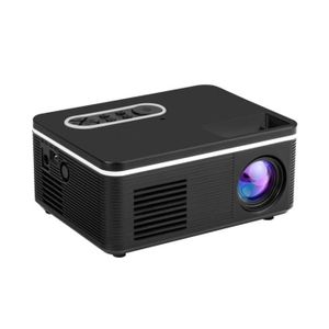 Vidéoprojecteur 1080P LED Mini Vidéoprojecteur domestique Mini Projecteur Portable-EU prise