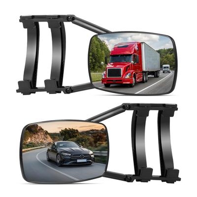 Rétroviseur Latéral Universel Pour Camion, Van, Bus - Miroir 40,6x20,3 Cm, Montage Sur Bras 16-20 Mm, Réglable Manuellement