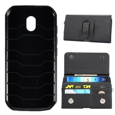 Étui Bandoulière Pour Caterpillar Cat S61 - Housse Protectrice Avec Boucle Ceinture Et Dragonne, Noir