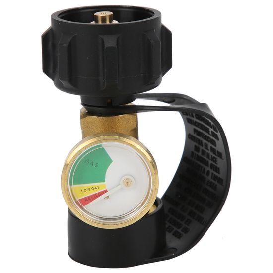 Adaptateur Réservoir Gaz Réservoir Propane En Y Avec Manomètre - Laiton - Pour 2 Appareils - 9kg Adaptateur GPL
