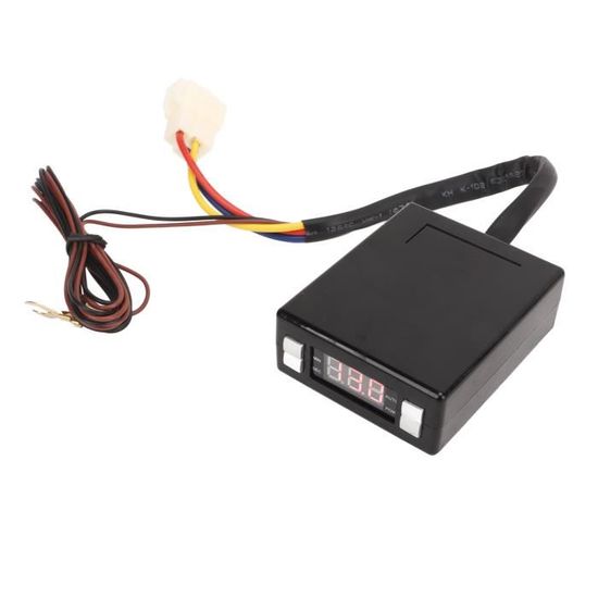 Minuterie Turbo Universelle 12V - Retardateur Stationnement, Affichage Tension/O2/rapport AF - 41001-AK009