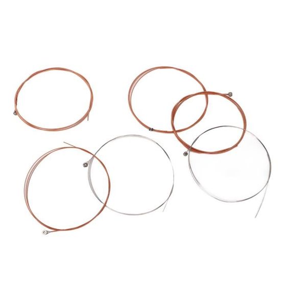Corde Guitare Acoustique Corde De Guitare Folk Souple Corde De Guitare Jeu De 6 Cordes Corde De Guitare En 820504