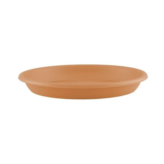 Soucoupe Ronde ARTEVASI 35CM - Couleur Taupe - Pour Plantes D'Intérieur Et Extérieur - Drainage Optimal