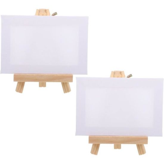 EXCEART 2 Pièces Panneau De Peinture Irrégulier Triangle - Support De Dessin Pour Artistes Et Étudiants