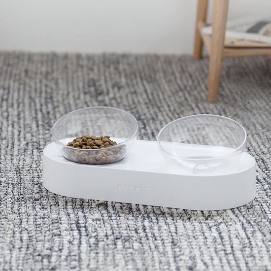 Reglable Double Gamelle Chat Chien Plastique Gamelle Pour Chien Chat Voyage Ecuelle Distributeur Eau Et Croquette Chat Blanc Achat Vente Gamelle Ecuelle Reglable Double Gamelle Cha Cdiscount