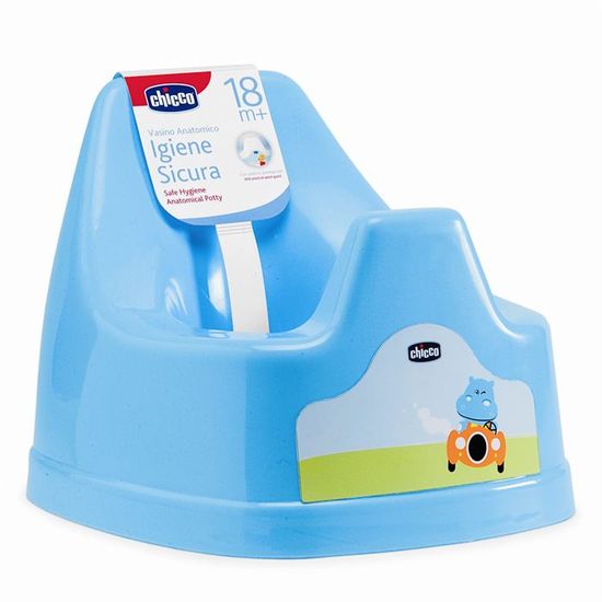 POT ANATOMIQUE ECOPITCHOUN BLEU AZUR, Pour Bébé à Partir De 8