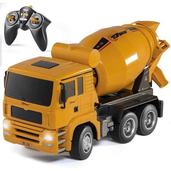 Camion Bétonnière Télécommandé LioMaxi - 1:24 Avec Lumières Et Sons Camion Bétonnière Liomaxi 1:24 Camion Bétonnière Télécommandé LioMaxi - 1:24 Avec Lumières Et Sons Camion Bétonnière Liomaxi 1:24