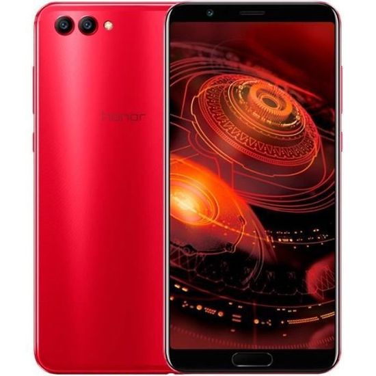 Honor View 10, 15,2 cm (5.99"), 6 Go, 128 Go, 16 MP, Android 8.0, Rouge